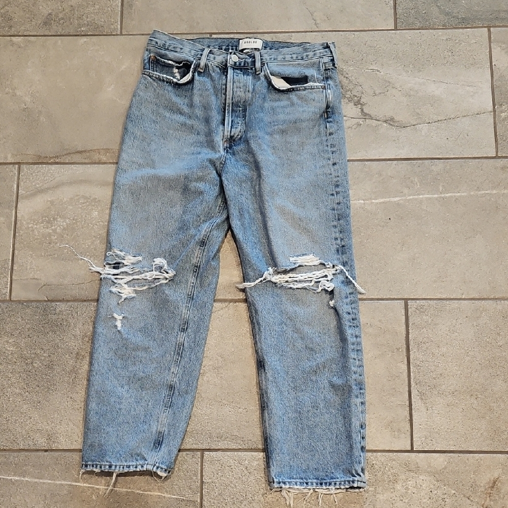 AGOLDE Light Blue Denim Jeans